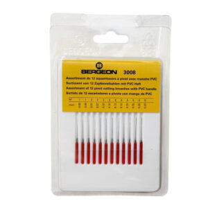 Комплект Bergeon 3008 от 12 прецизни резци с PVC дръжка
