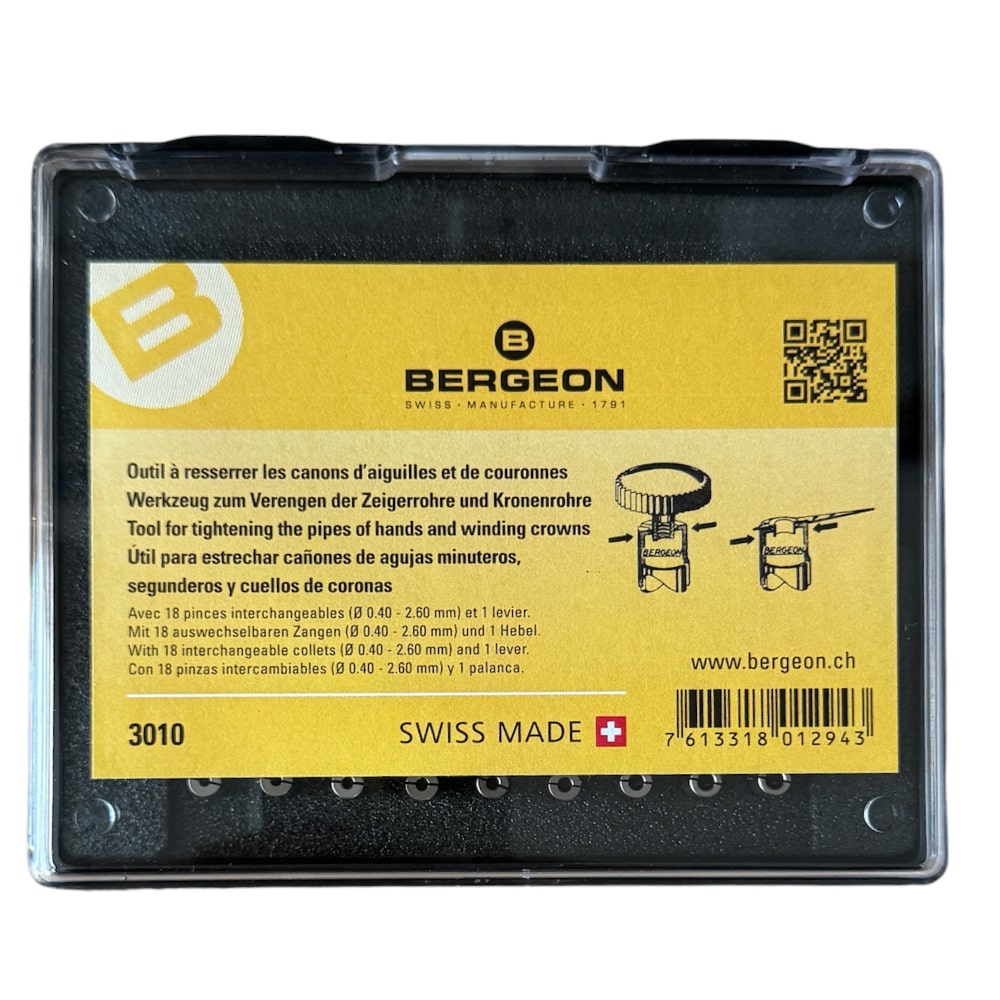 Инструмент Bergeon 3010 за затягане на тръби на часовници - Image 3