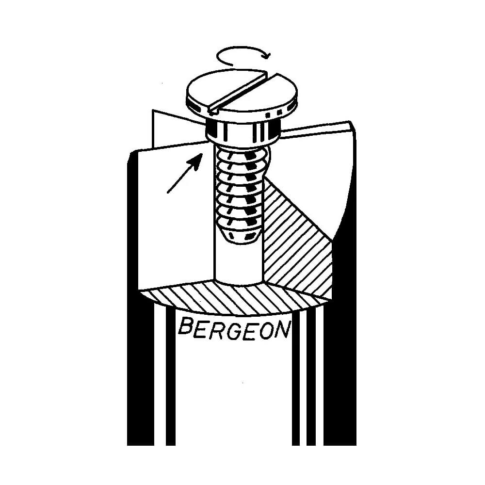 Набор фрези Bergeon 30615-03 за хронографи - Image 4