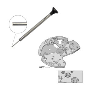 Специален инструмент Bergeon 31081-EX-7750 за регулиране на ексцентрик за ETA / Valjoux 7750
