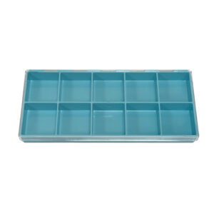 Прозрачна кутия за части за часовници Bergeon 5237-1345 с 10 отделения