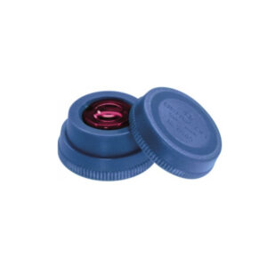 Синя маслена чаша с червено стъкло Bergeon 6885-B