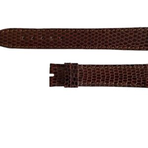 Кафява кожена каишка Cartier 15 мм