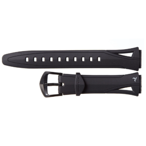 Черна каишка за часовник Casio 16 мм STR-300