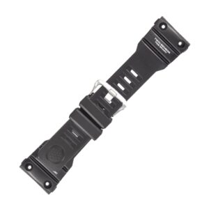 Черна пластмасова каишка за часовник Casio 10627083 за GN-1000-1A и GN-1000B-1A, 22 мм