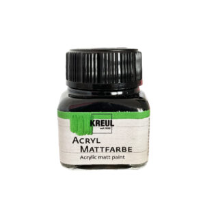 Черна акрилна боя за часовникови стрелки 20 мл