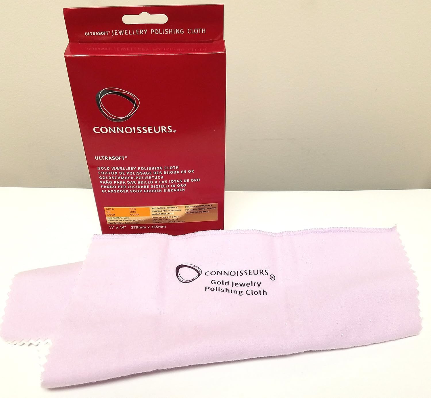 Конноисерс Златна кърпа за почистване на бижута UltraSoft - Image 2