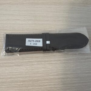 Поли Софт Кожана Каишка 28мм – Тъмно Кафява, Гладка, С Шиене