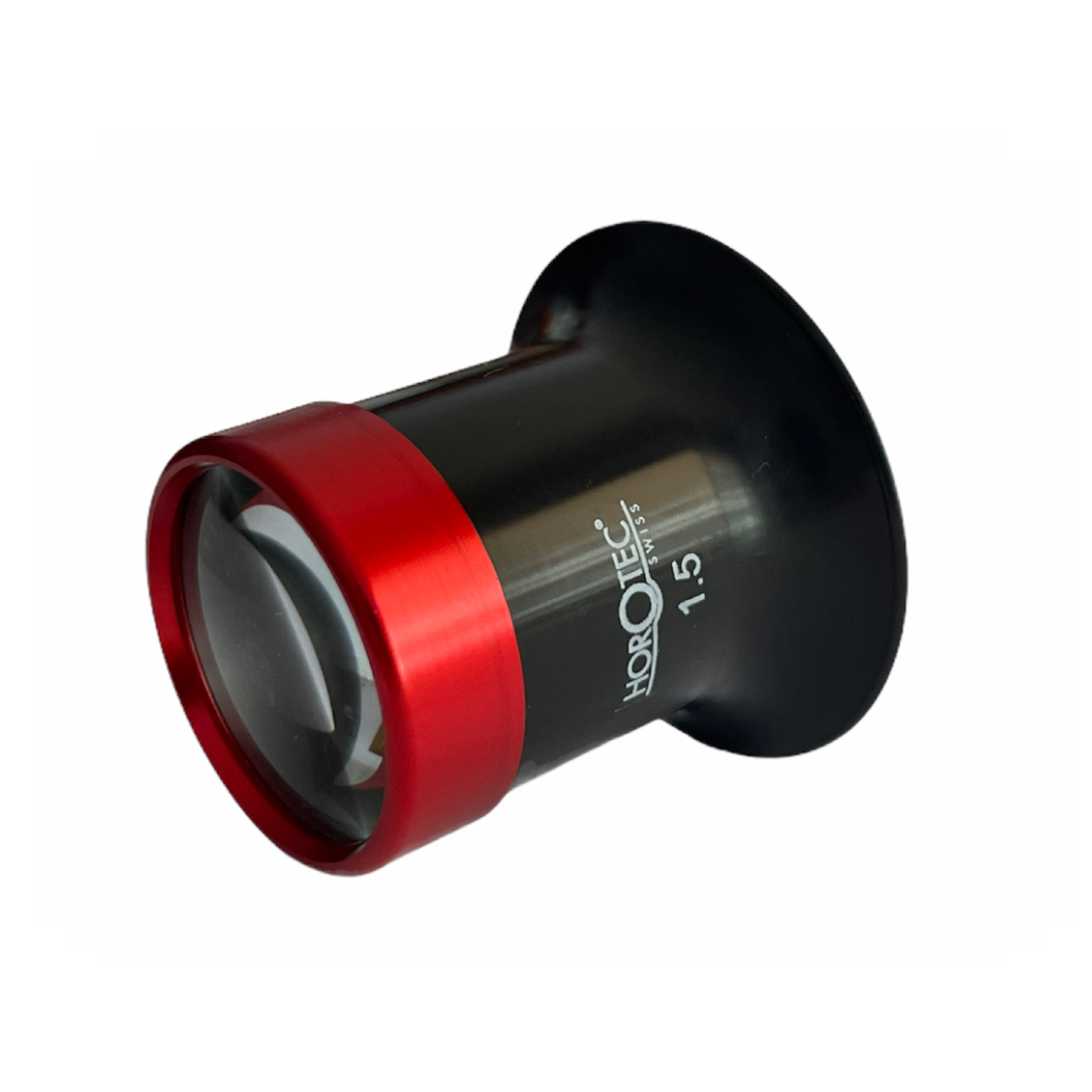 Лупа за очила Horotec MSA 00.032-1.5 с черен пластмасов корпус и алуминиев винт x6.5 - Image 2