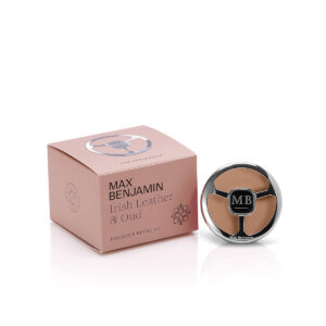 Дифузер за автомобил с аромат на ирландска кожа и уд Max Benjamin