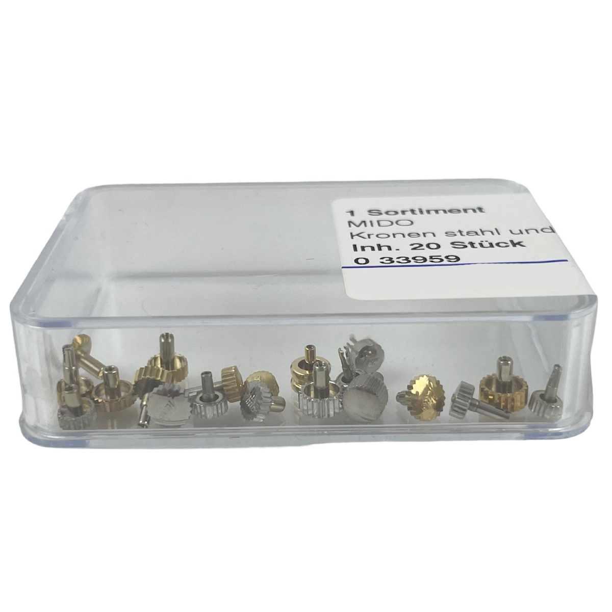 Комплект от 20 корони с лого за винтажни часовници MIDO - Image 2