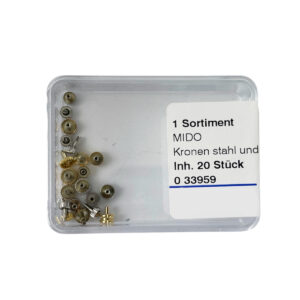 Комплект от 20 корони с лого за винтажни часовници MIDO
