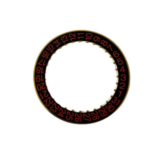 Черен пръстен за дата Audemars Piguet calibre 3120 с червени числа