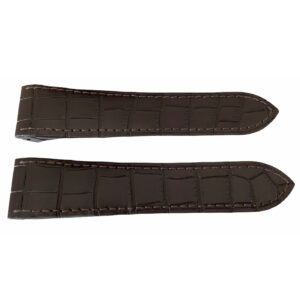 Кафява кожена каишка Cartier 24.5 мм KD1IJU74