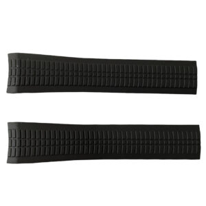 Нов черен каишка от гума 21 мм за Patek Philippe 5167
