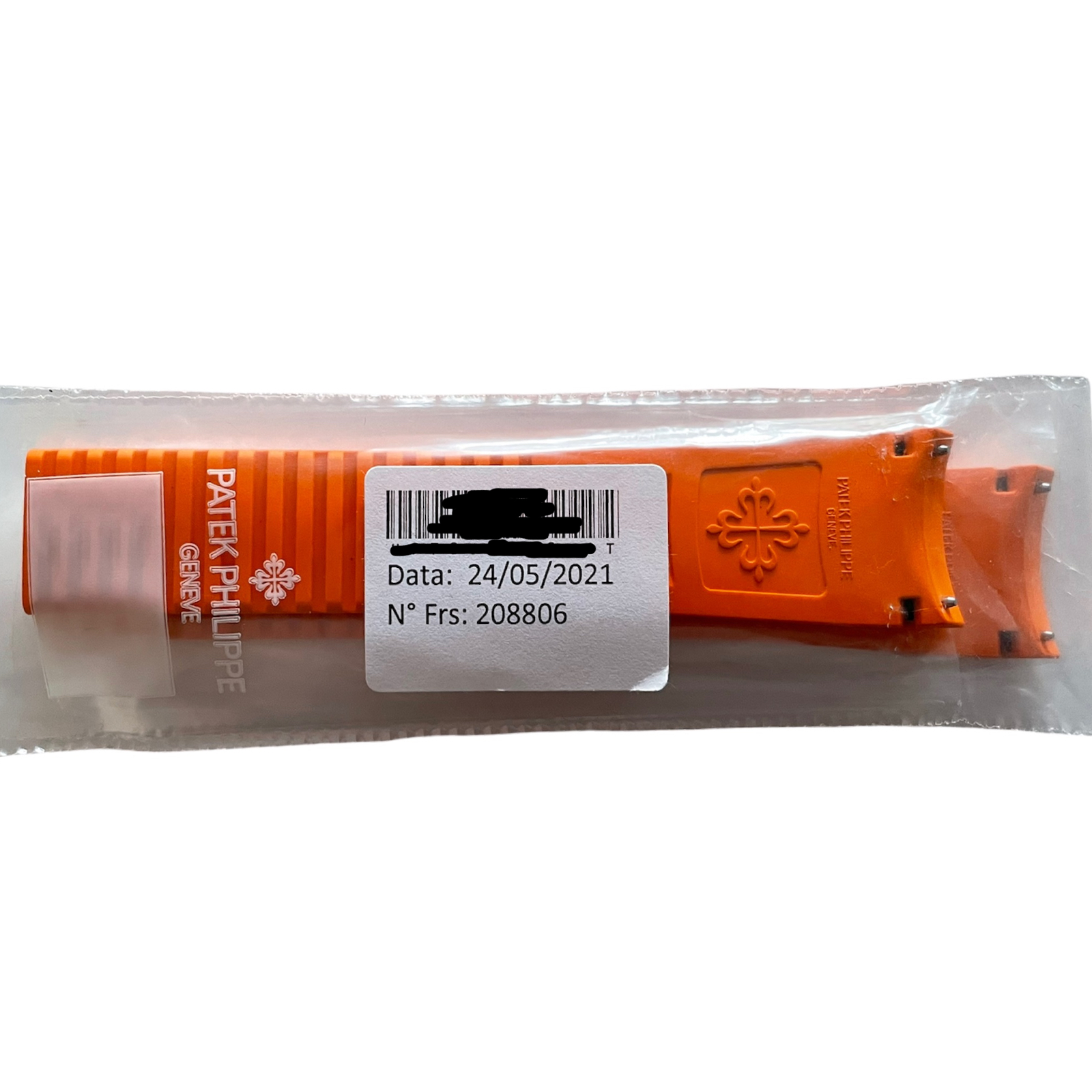 Оранжева каишка за часовник Patek Philippe Aquanaut 5168, 5968 - Image 2