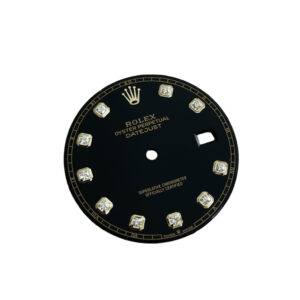 Черен циферблат с диаманти за Rolex Datejust 126333 41 мм