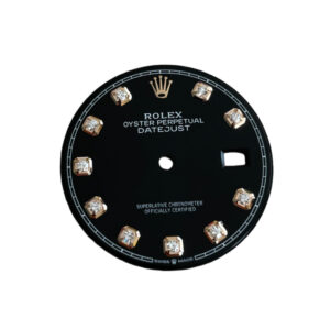 Черен циферблат с диаманти за Rolex Datejust 36 мм 126231