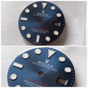 Синя хромалайт циферблат за Rolex Yacht-Master 116622