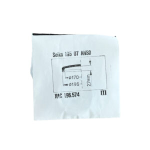 Кристално стъкло Seiko XAC 196.574 с хромирана рамка