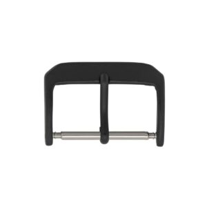 Черна щифтова катарама за кожени каишки 22 мм Buzzufy