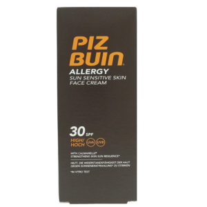 Крем за лице Piz Buin Allergy с SPF 30, 50 мл