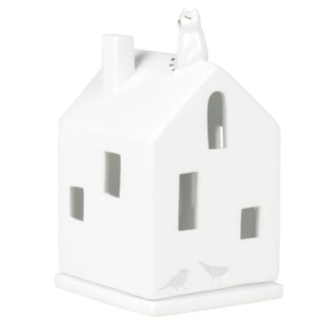 Порцеланова къща за котки с осветление Rader