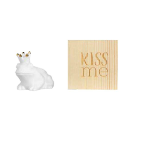 Керамична жаба с корона Rader Kiss Me