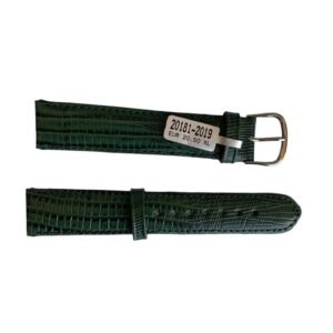 Зелен каишка от естествена кожа Teju Lizard XL 20 мм