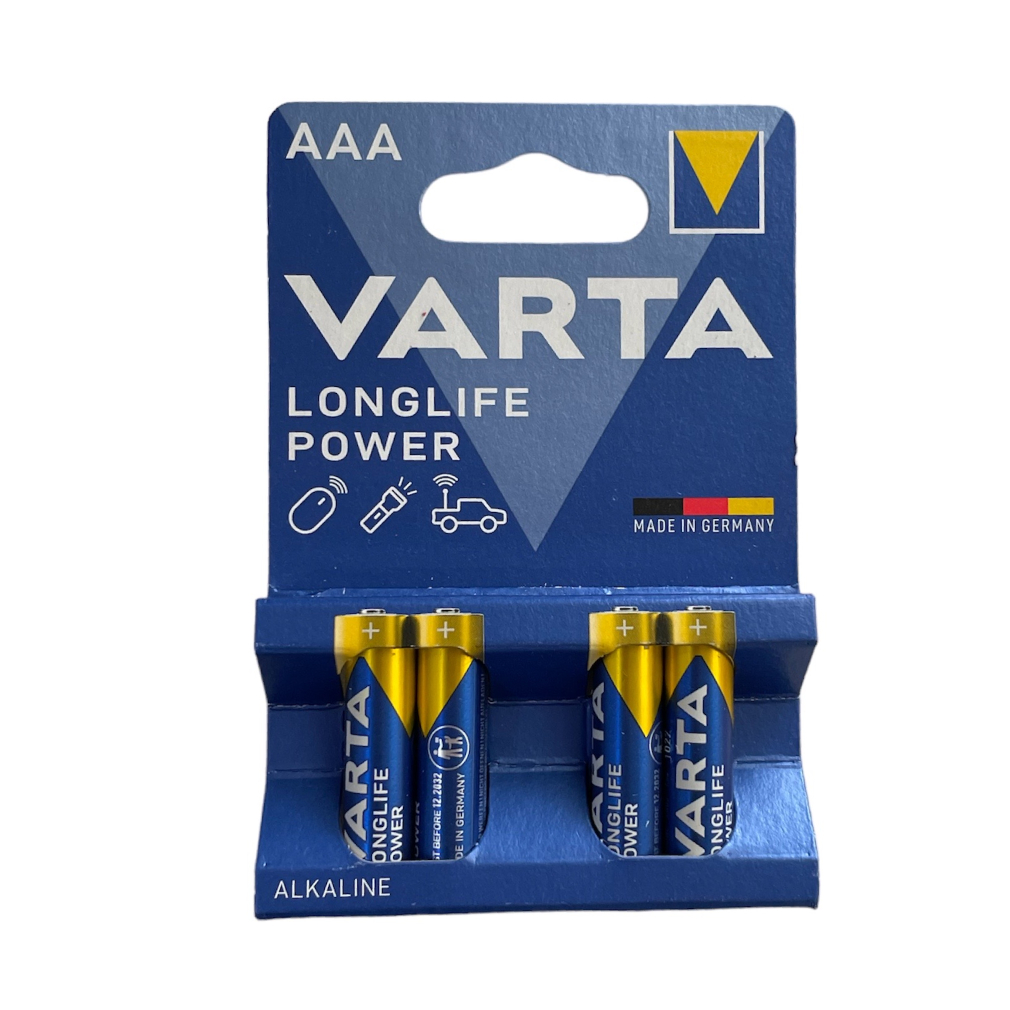 Комплект алкални батерии VARTA Longlife Power LR06 AA (4 броя)