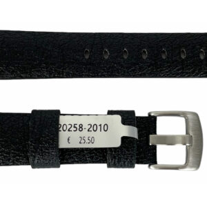 Черен каишка за часовник от вегански ябълкови влакна 20 мм Buzzufy