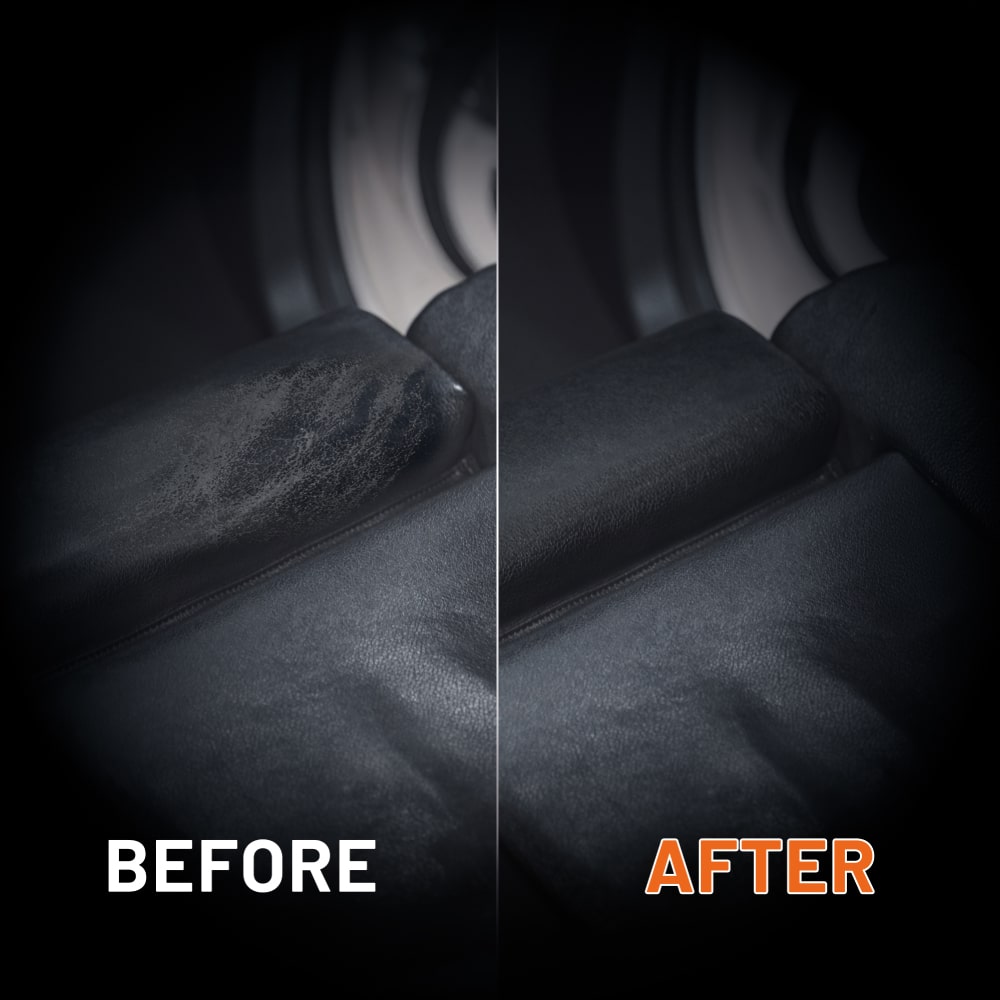QUIXX Черна боя за кожени изделия BLC за интериор на автомобил, възстановява избледняла кожа, комплект „Всичко включено“, ref. 10347 - Image 3