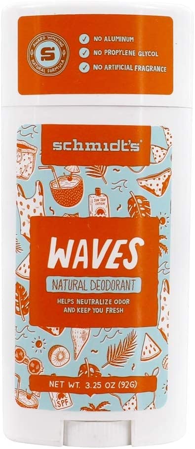 Натурален дезодорант Schmidt's Waves - Опаковка от 2