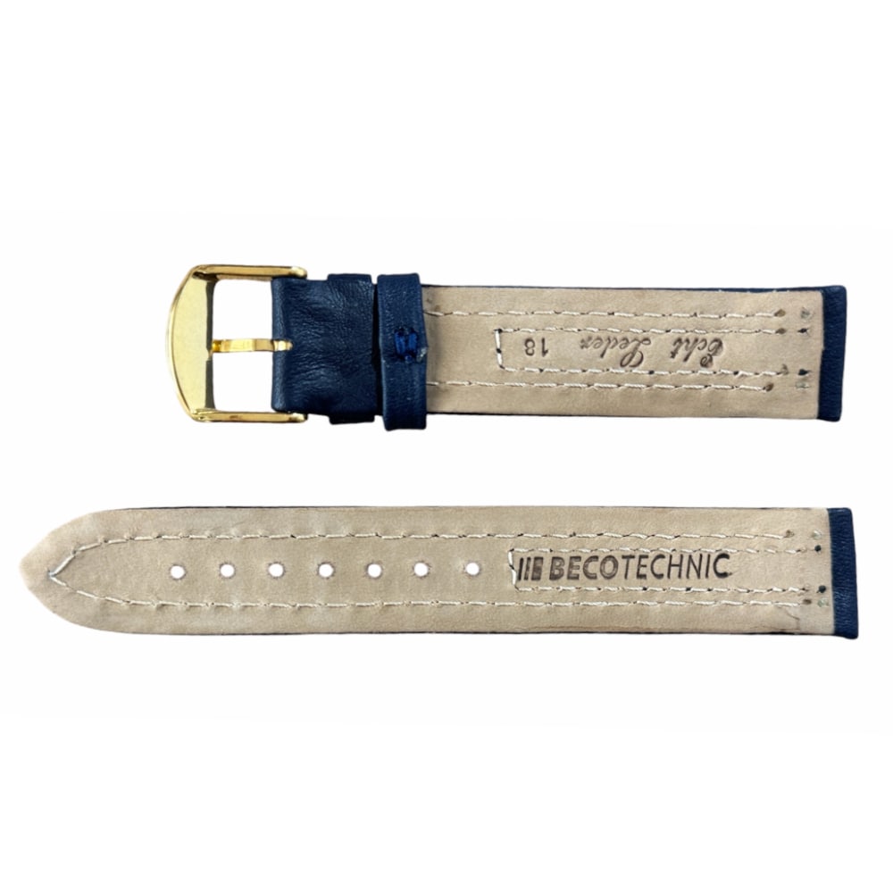 Спортна каишка за часовник Arizona 18 мм, синя, водоустойчива - Image 2