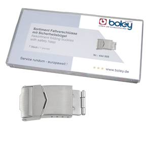 Boley Комплект Заварени Защекли 444998 Неръждаема Стомана 14–22мм 8 бр.