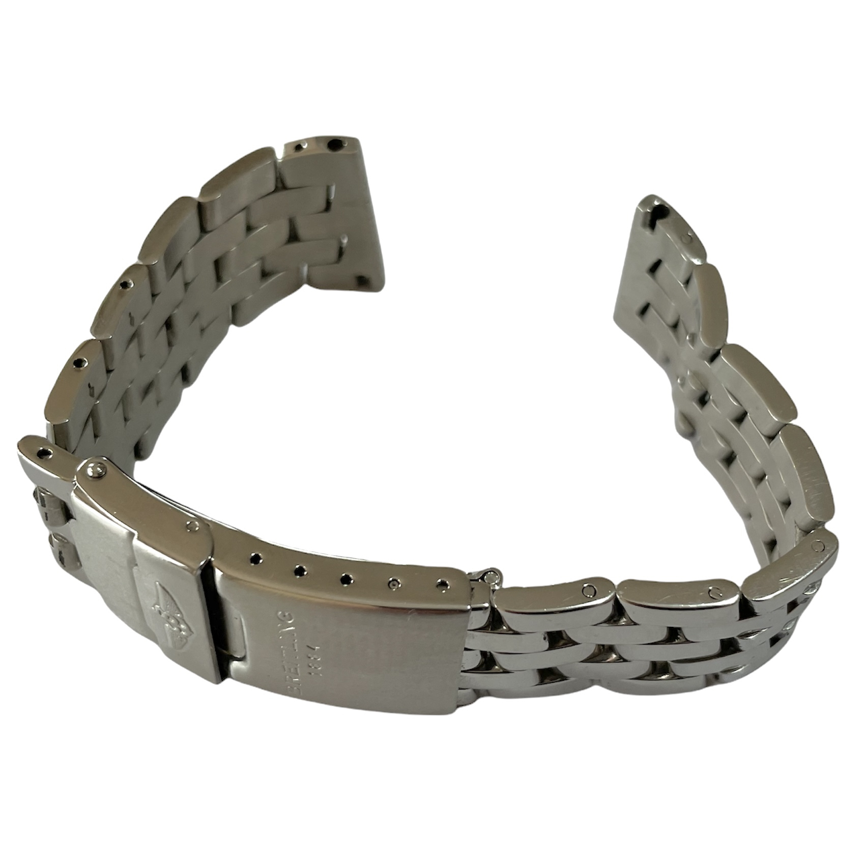 Стоманена каишка 22 мм за часовник Breitling Navitimer 11525/67 - Image 2