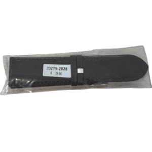 Поли Софт Кожана Каишка 28мм – Тъмно Кафява, Гладка, С Шиене