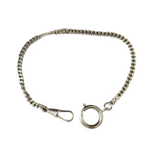 Купешка верига за джобни часовници от никел, 25 см