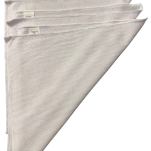 Микрофибър Комплект за Полиране – 3 Бр. Премиум Качество за Почистване и Полиране – Безпрашен, Безслепен за Автомобили, Дом, Часовници и Бижута, Сребро, Злато, Неръждаема Стомана, 32 см х 36 см, Бял