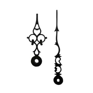 Антични стрелки за часовник – Черни, 87 мм, Buzzufy