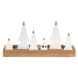 Декорация за дома Rader Светлинен обект Елха 25 x 7 x 13 см