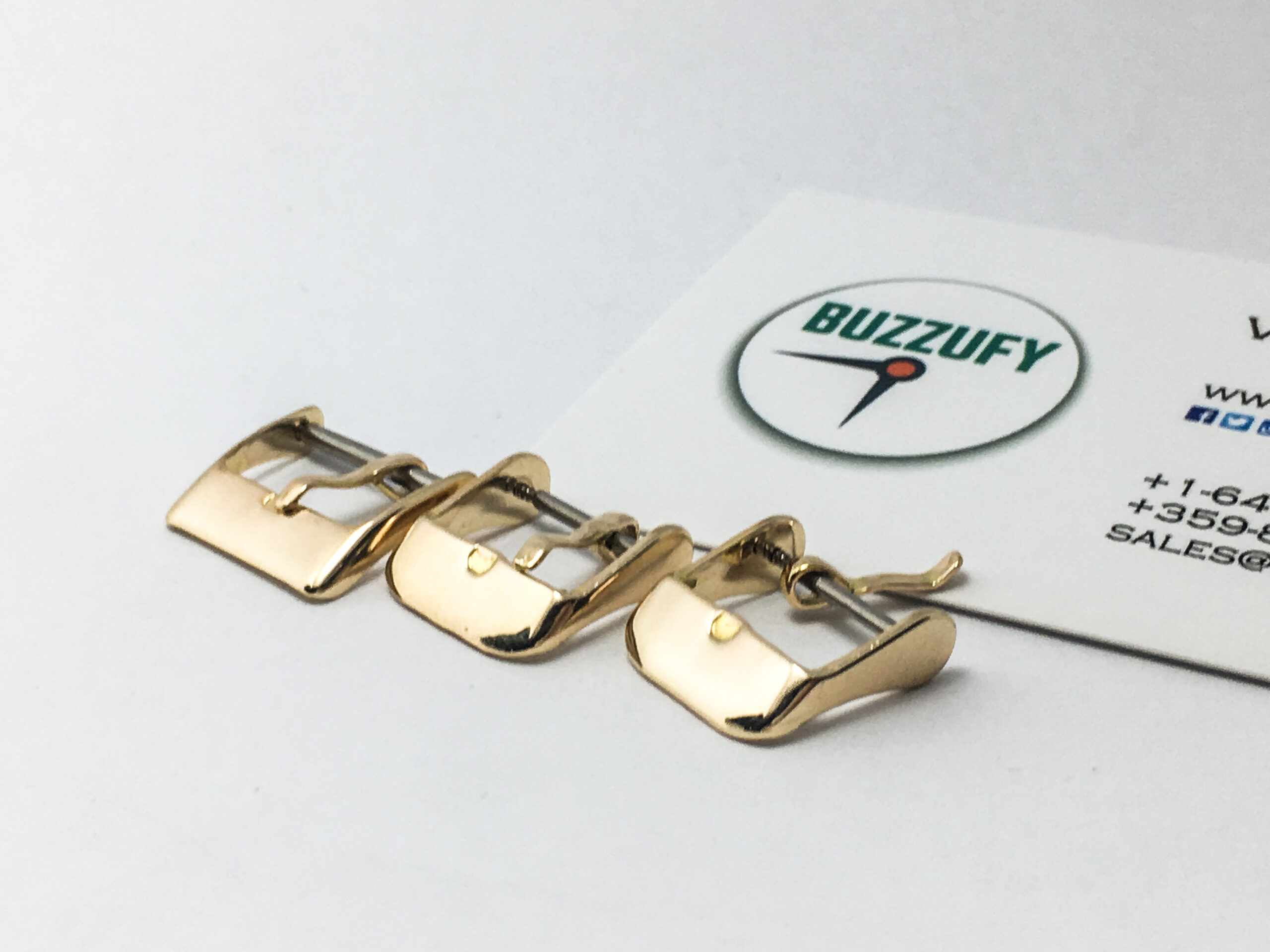 14мм златна каишка за часовник Rolex, Omega, Jaeger и други - Image 3