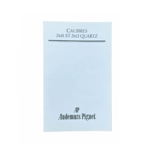Ръководство за употреба Audemars Piguet Quartz 2610 ET 2612