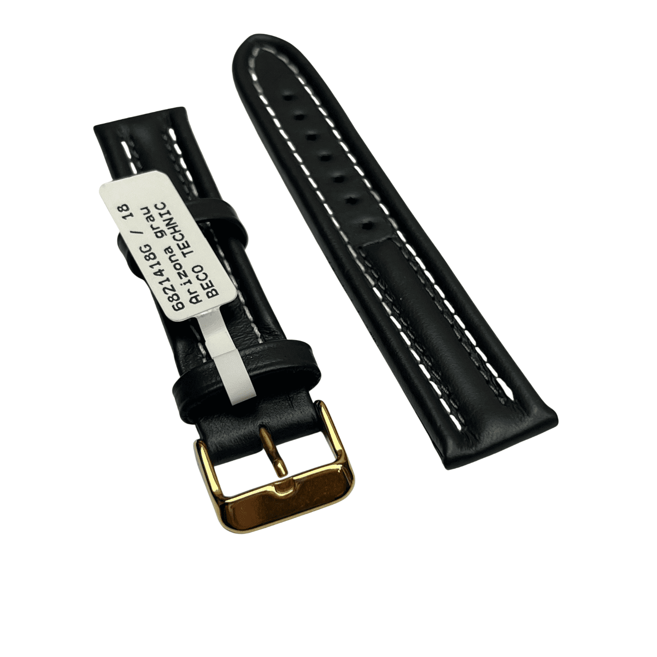 Спортна каишка за часовник Arizona 18 мм, сива, водоустойчива - Image 12