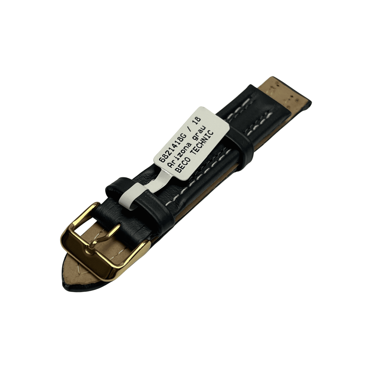 Спортна каишка за часовник Arizona 18 мм, сива, водоустойчива - Image 4