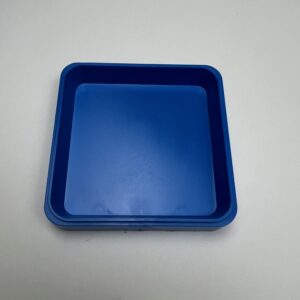 Пластмасова квадратна чиния за материали Bergeon 2379, 70 x 70 x 13 мм