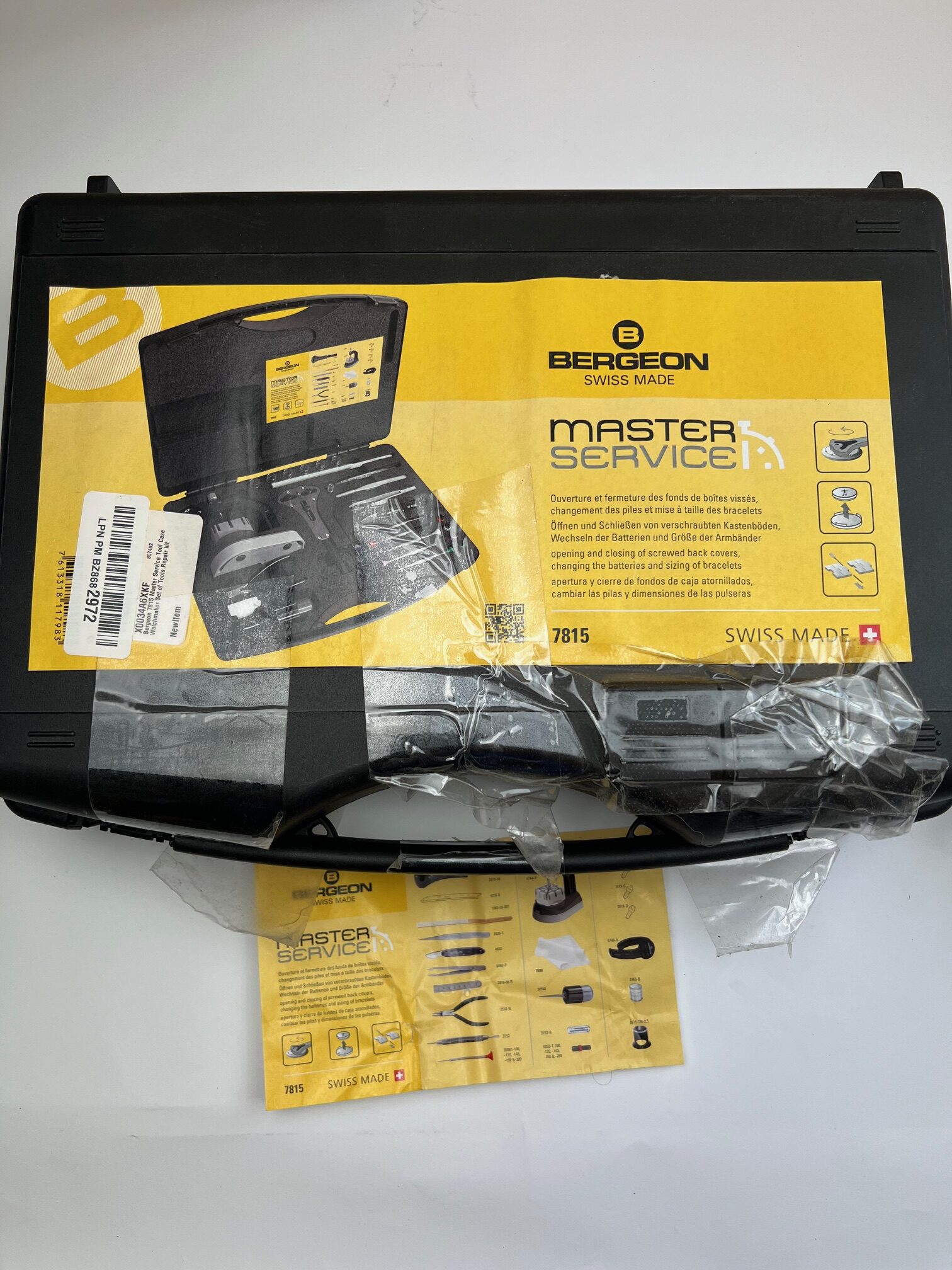 Комплект за ремонт на часовник Bergeon 7815 Master Service, върнат артикул, продаден в състоянието, в което е, вижте снимките - Image 6