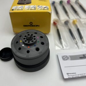 Комплект ергономични отвертки Bergeon 6899-S09, въртяща се основа, отворена опаковка, продава се в състоянието, в което е, вижте снимките