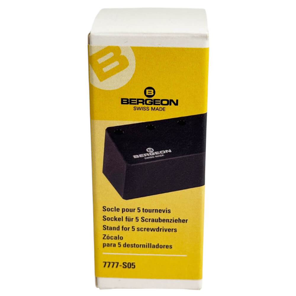 Стойка за отвертки Bergeon 7777-S05 от POM-C пластмаса за 5 отвертки - Image 2