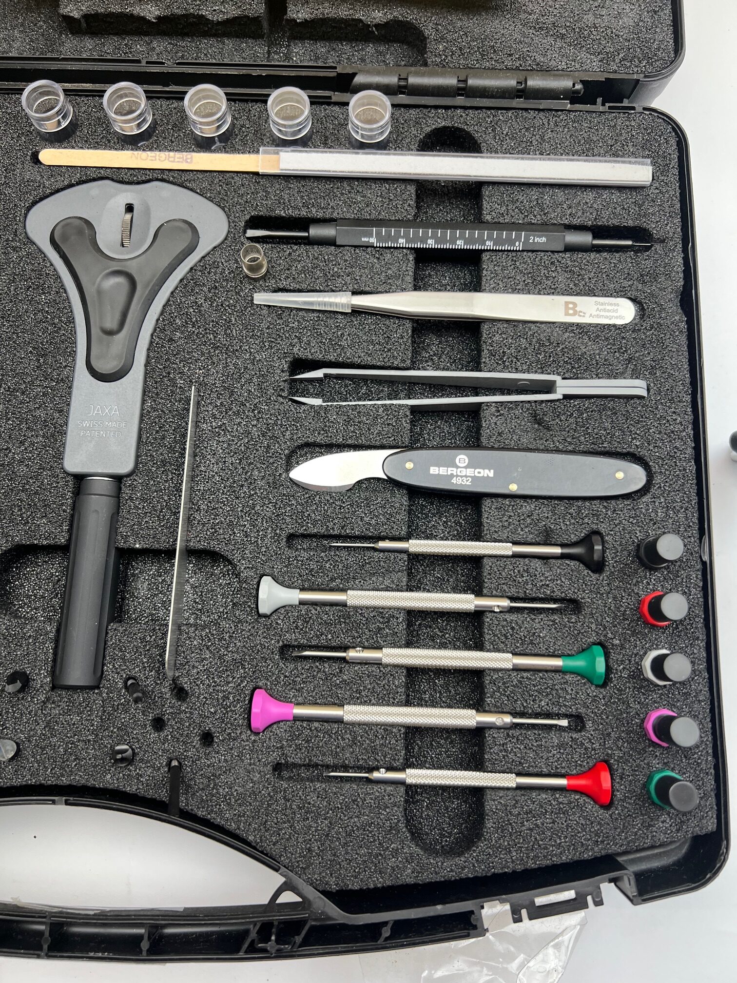 Комплект за ремонт на часовник Bergeon 7815 Master Service, върнат артикул, продаден в състоянието, в което е, вижте снимките